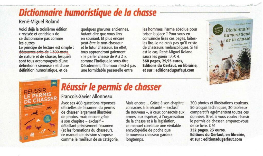 recension presse Connaissance de la chasse 02 2025